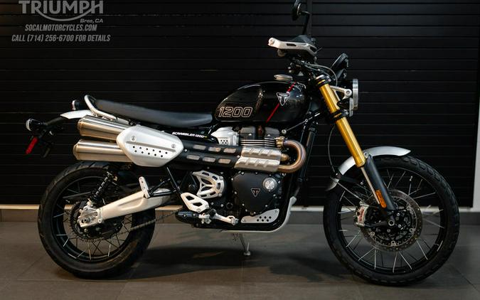 2025 Triumph Scrambler 1200 XE Phantom Black Storm Grey
