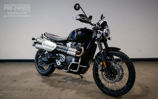 2024 Triumph Scrambler 1200 X Sapphire Black