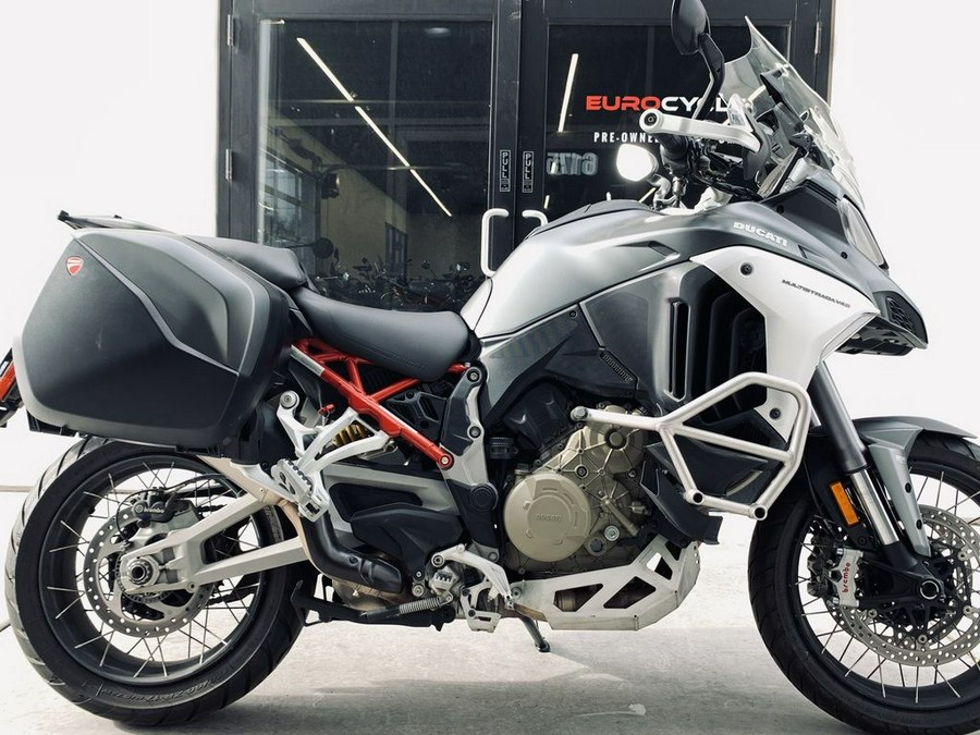 2022 Ducati Multistrada V4S Aviator Grey / Spoked Wheels