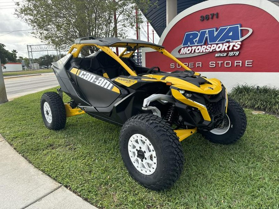 2024 Can-Am® Maverick R X RS with Smart-Shox Carbon Black & Neo Yellow