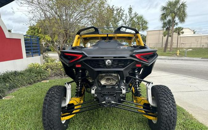 2024 Can-Am® Maverick R X RS with Smart-Shox Carbon Black & Neo Yellow