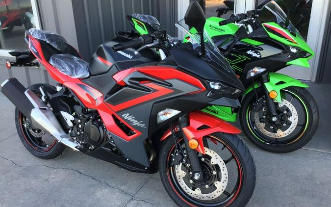 2024 Kawasaki NINJA® 500 ABS Red/Black/Dark Gray