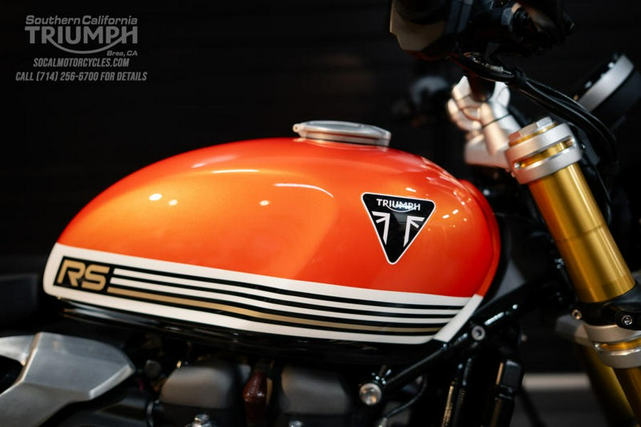 2025 Triumph Speed Twin 1200 RS Baja Orange/Sapphire Black