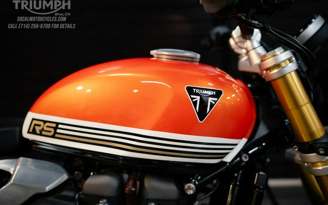 2025 Triumph Speed Twin 1200 RS Baja Orange/Sapphire Black