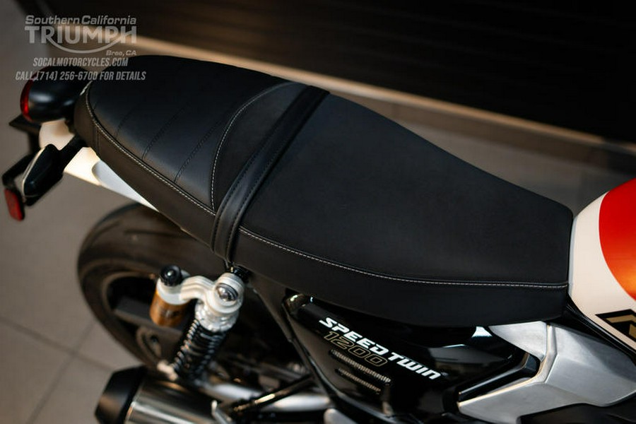 2025 Triumph Speed Twin 1200 RS Baja Orange/Sapphire Black
