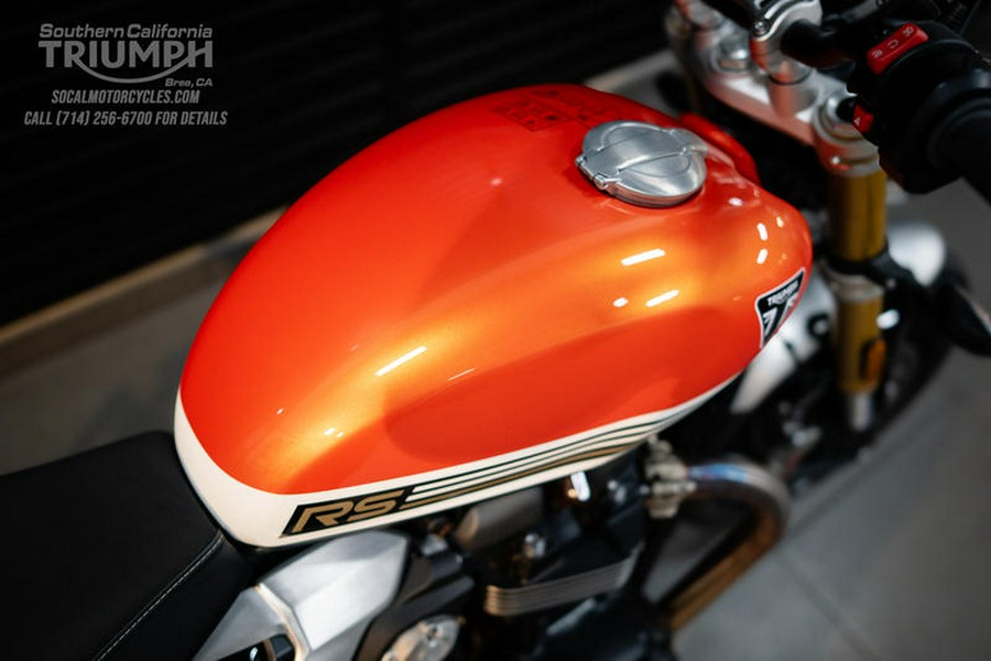 2025 Triumph Speed Twin 1200 RS Baja Orange/Sapphire Black