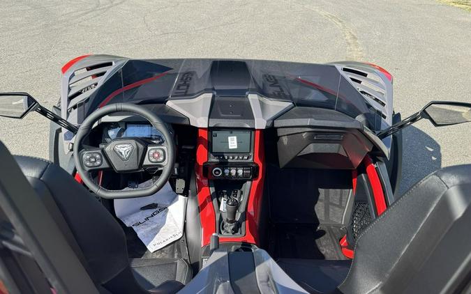 2026 Polaris Slingshot® R Manual Radiant Gray with Indy Red Pearl