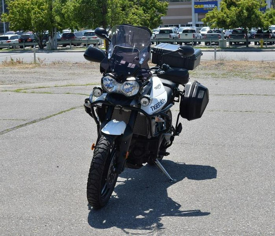 2017 Triumph Tiger 800 XRT Crystal White