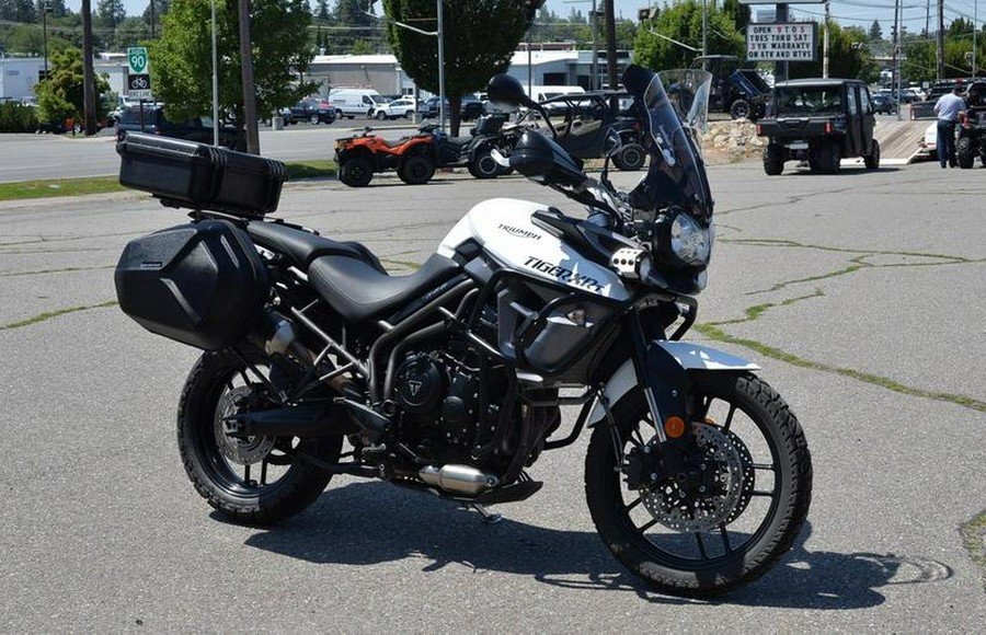 2017 Triumph Tiger 800 XRT Crystal White