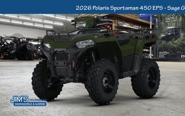2026 Sportsman® 450 H.O. EPS - Sage Green - Polaris