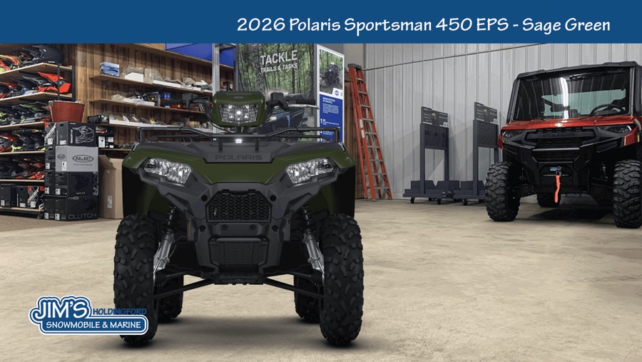 2026 Sportsman® 450 H.O. EPS - Sage Green - Polaris