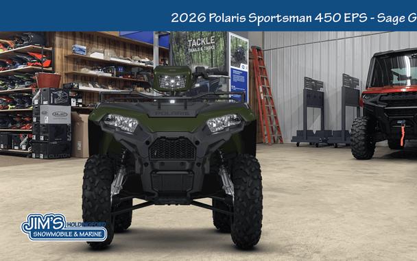 2026 Sportsman® 450 H.O. EPS - Sage Green - Polaris