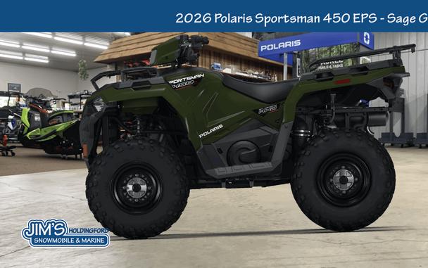 2026 Sportsman® 450 H.O. EPS - Sage Green - Polaris