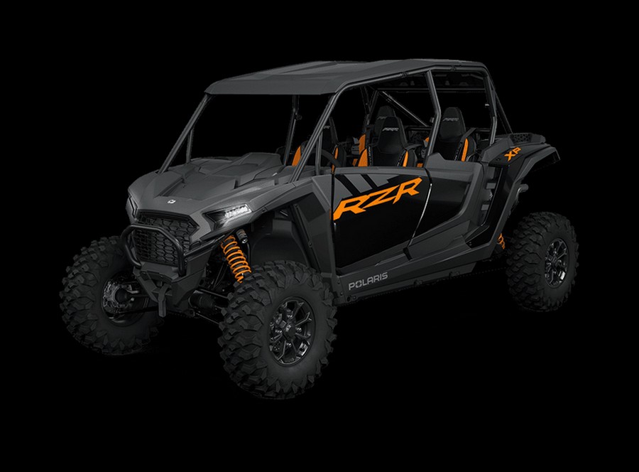 New 2024 POLARIS RZR XP 4 1000 PREMIUM MATTE TITANIUM AND ONYX BLACK