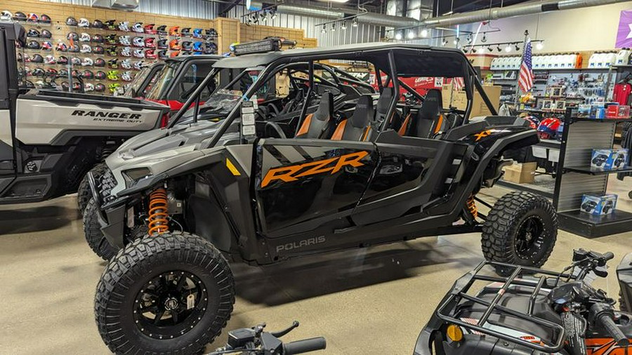 New 2024 POLARIS RZR XP 4 1000 PREMIUM MATTE TITANIUM AND ONYX BLACK