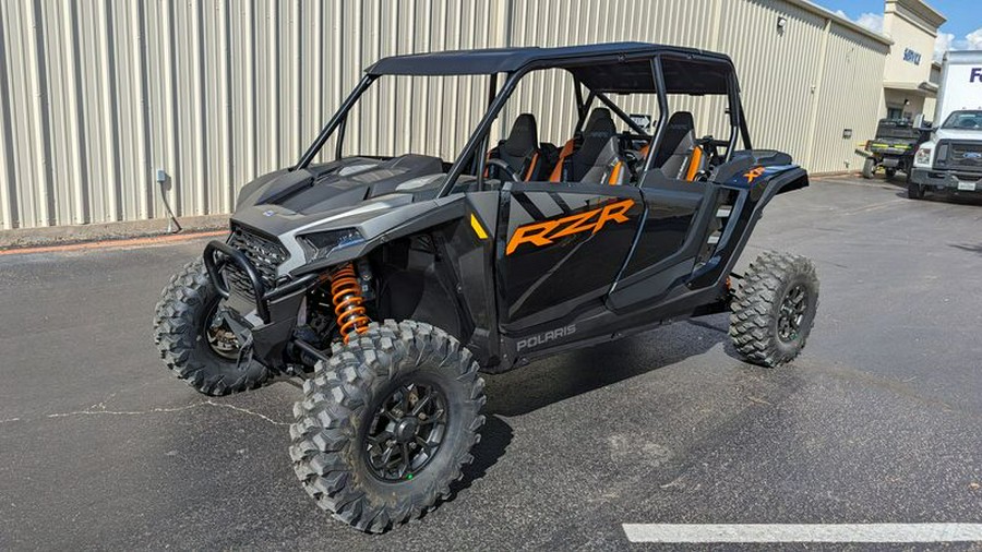 New 2024 POLARIS RZR XP 4 1000 PREMIUM MATTE TITANIUM AND ONYX BLACK