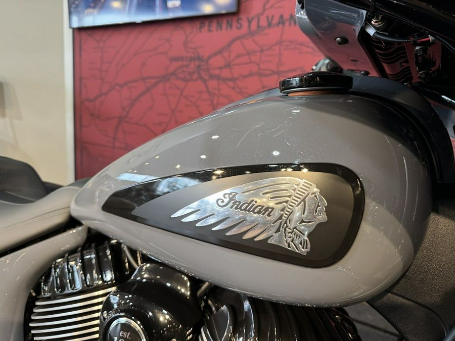 2024 Indian Motorcycle® Chieftain® Dark Horse® w/Powerband Audio Pkg Icon Stealth Gray Azure