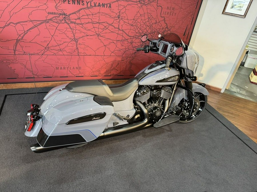 2024 Indian Motorcycle® Chieftain® Dark Horse® w/Powerband Audio Pkg Icon Stealth Gray Azure