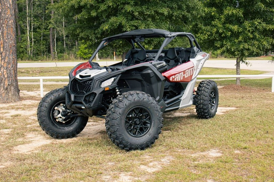 2025 Can-Am® Maverick X3 DS Turbo Fiery Red & Hyper Silver