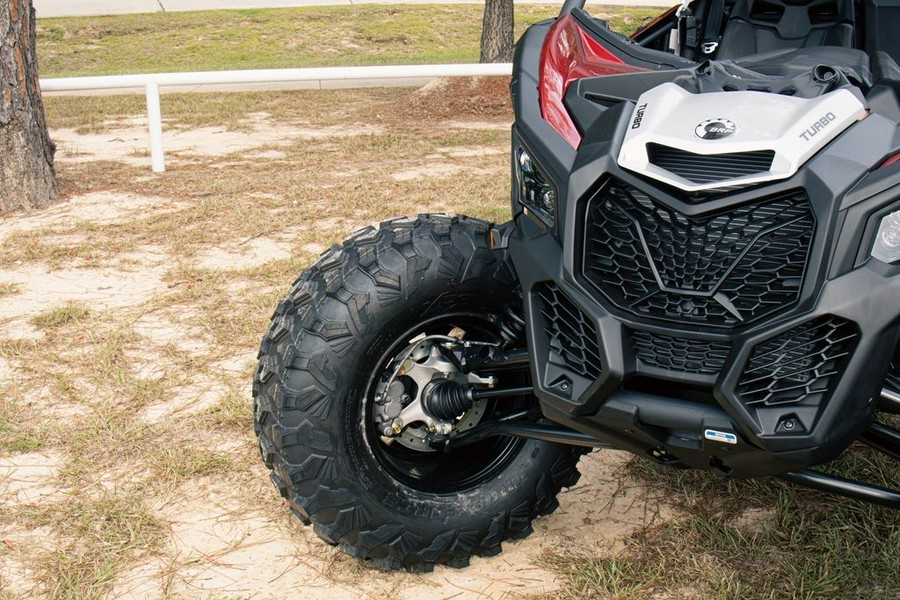 2025 Can-Am® Maverick X3 DS Turbo Fiery Red & Hyper Silver