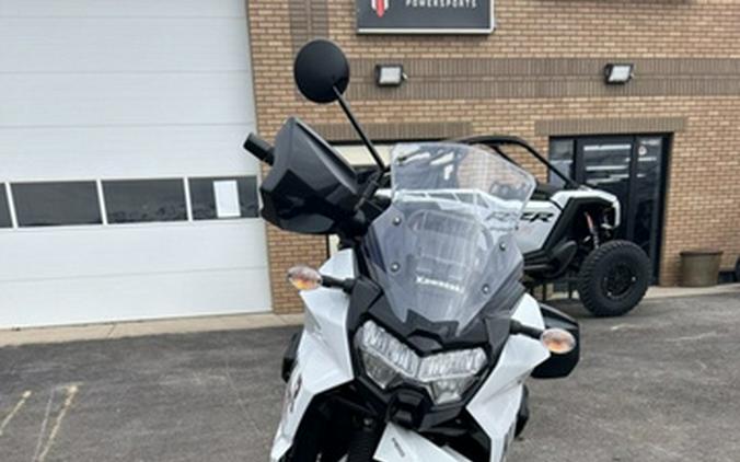 2025 Kawasaki KLR650 S Metallic Matte White ABS