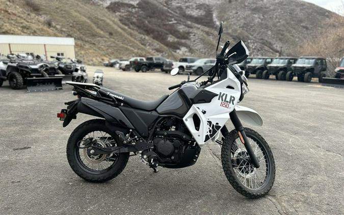 2025 Kawasaki KLR650 S Metallic Matte White ABS