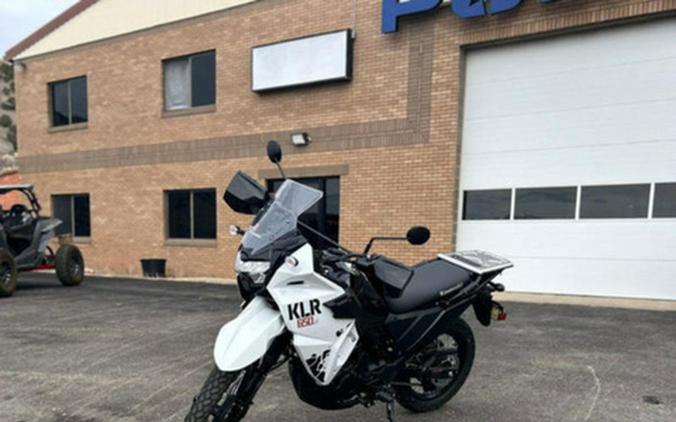 2025 Kawasaki KLR650 S Metallic Matte White ABS