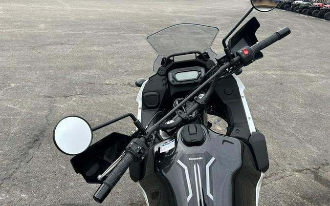 2025 Kawasaki KLR650 S Metallic Matte White ABS