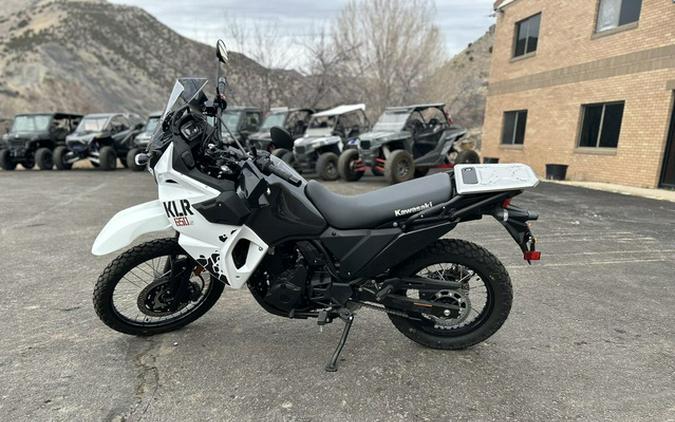 2025 Kawasaki KLR650 S Metallic Matte White ABS