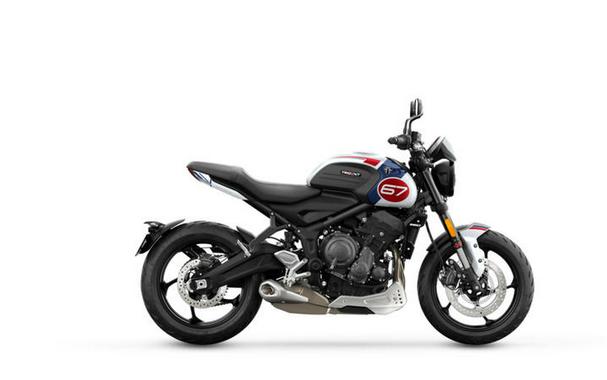 2025 Triumph Trident 660 Triple Tribute Edition Snowdonia White