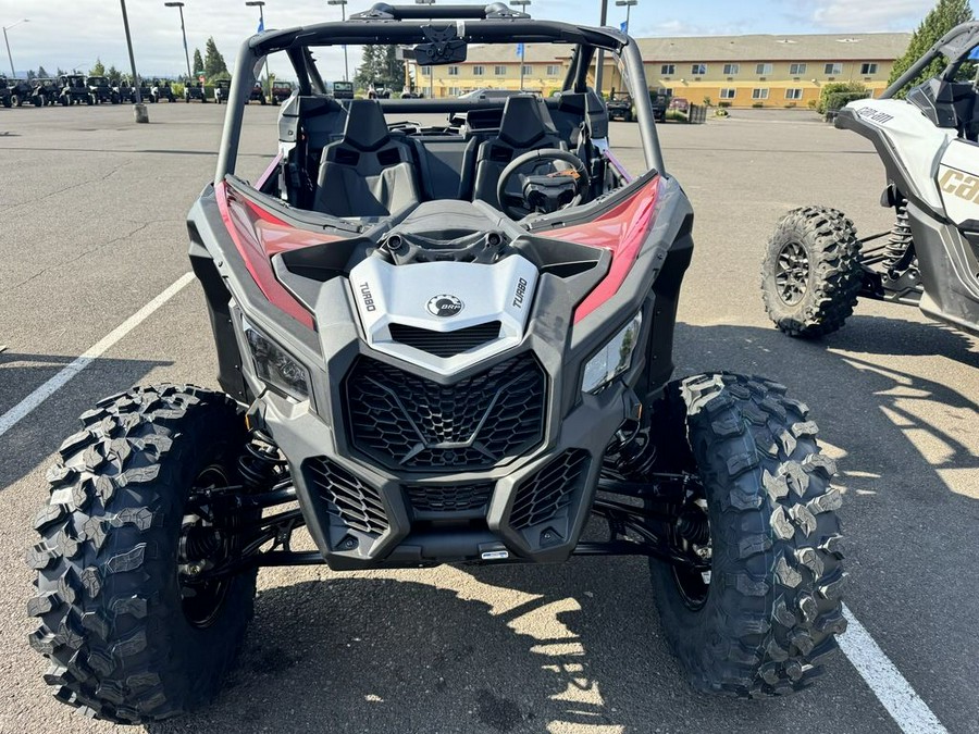 2024 Can-Am® Maverick X3 DS Turbo Fiery Red & Hyper Silver