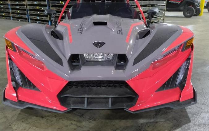 2026 Polaris Slingshot® R AutoDrive Radiant Gray with Indy Red Pearl