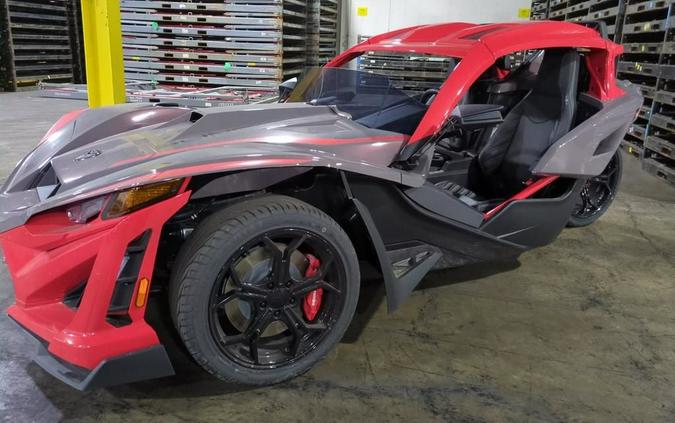 2026 Polaris Slingshot® R AutoDrive Radiant Gray with Indy Red Pearl