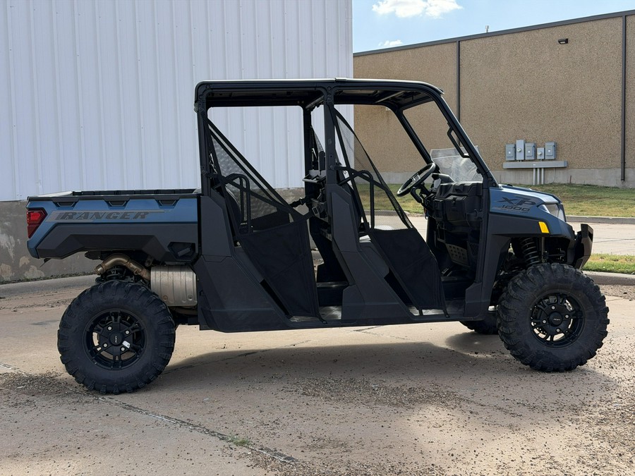 2025 POLARIS RANGER CREW XP 1000 PREMIUM BLUE SLATE METALLIC SMOKE