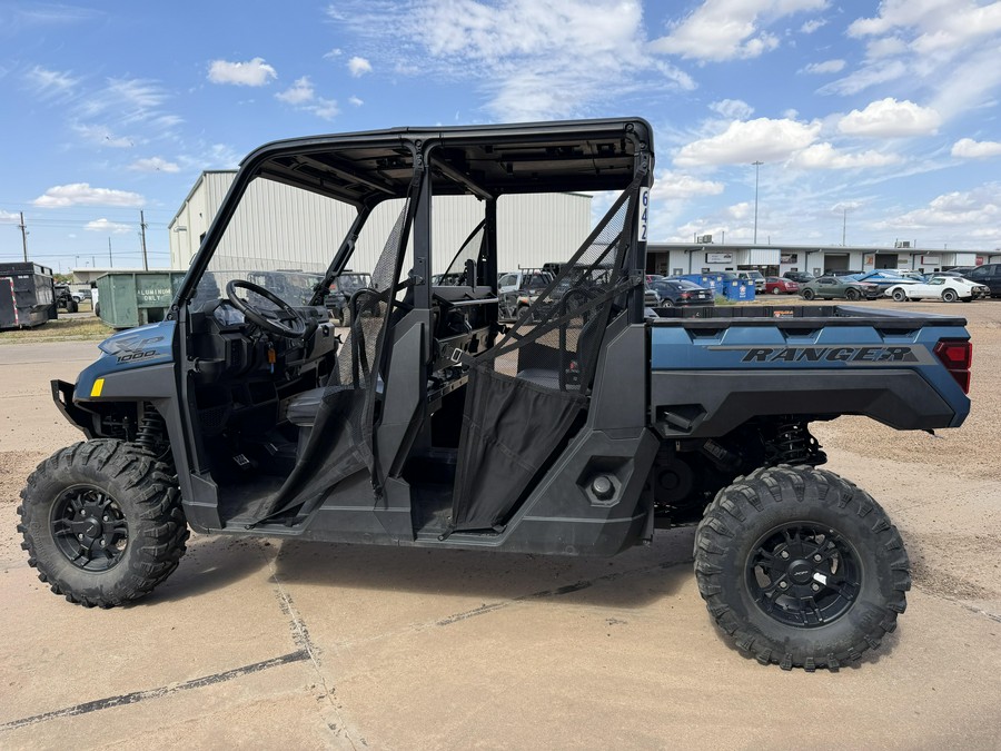 2025 POLARIS RANGER CREW XP 1000 PREMIUM BLUE SLATE METALLIC SMOKE