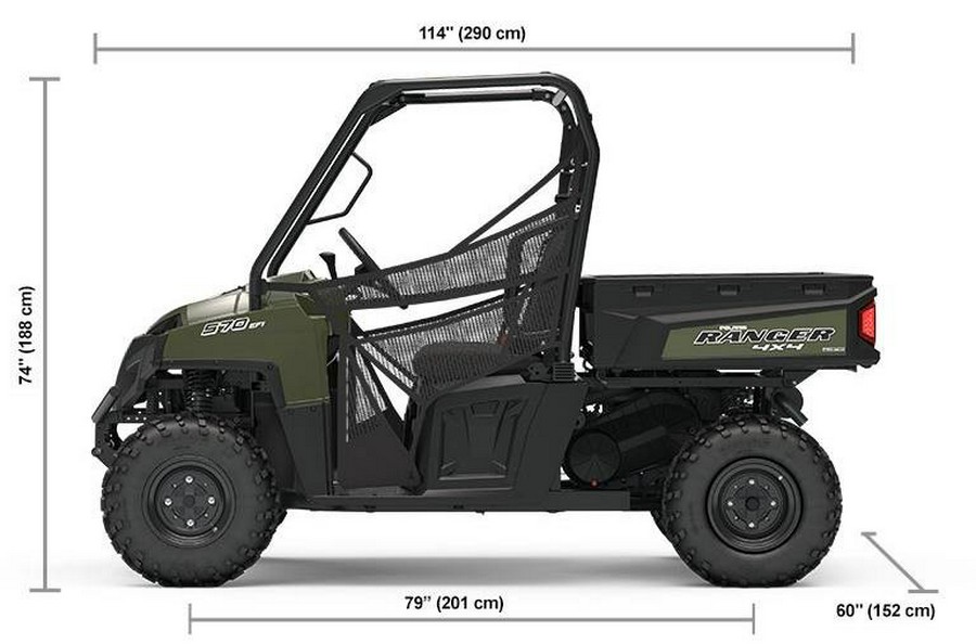 2019 Polaris Industries RANGER® 570 Full-Size - Sage Green