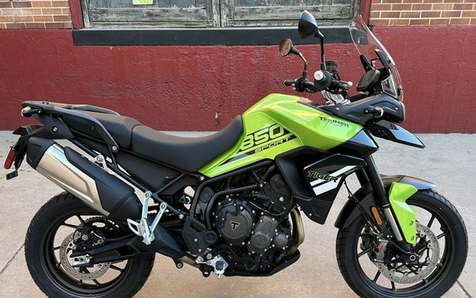 2025 Triumph Tiger 850 Sport Roulette Green Jet Black