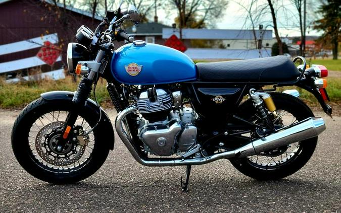 2023 Royal Enfield INT650 Ventura Blue