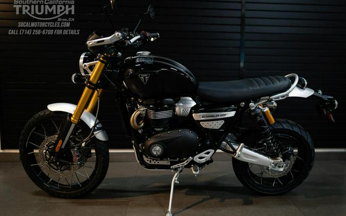 2026 Triumph Scrambler 1200 XE Sapphire black