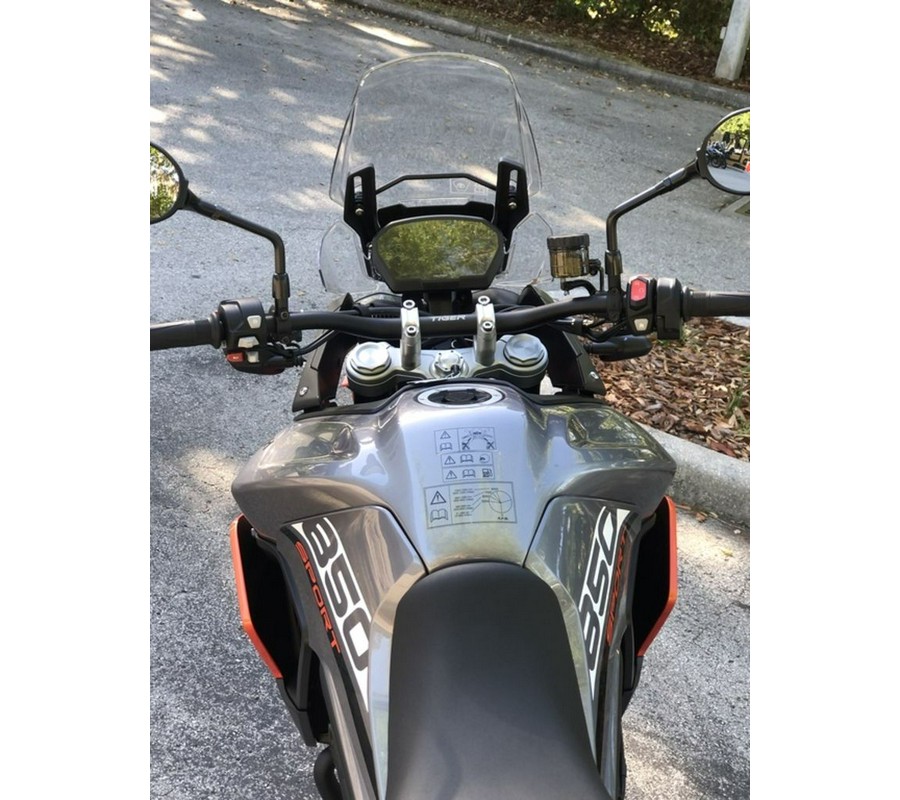 2023 Triumph Tiger 850 Sport Graphite/Baja Orange