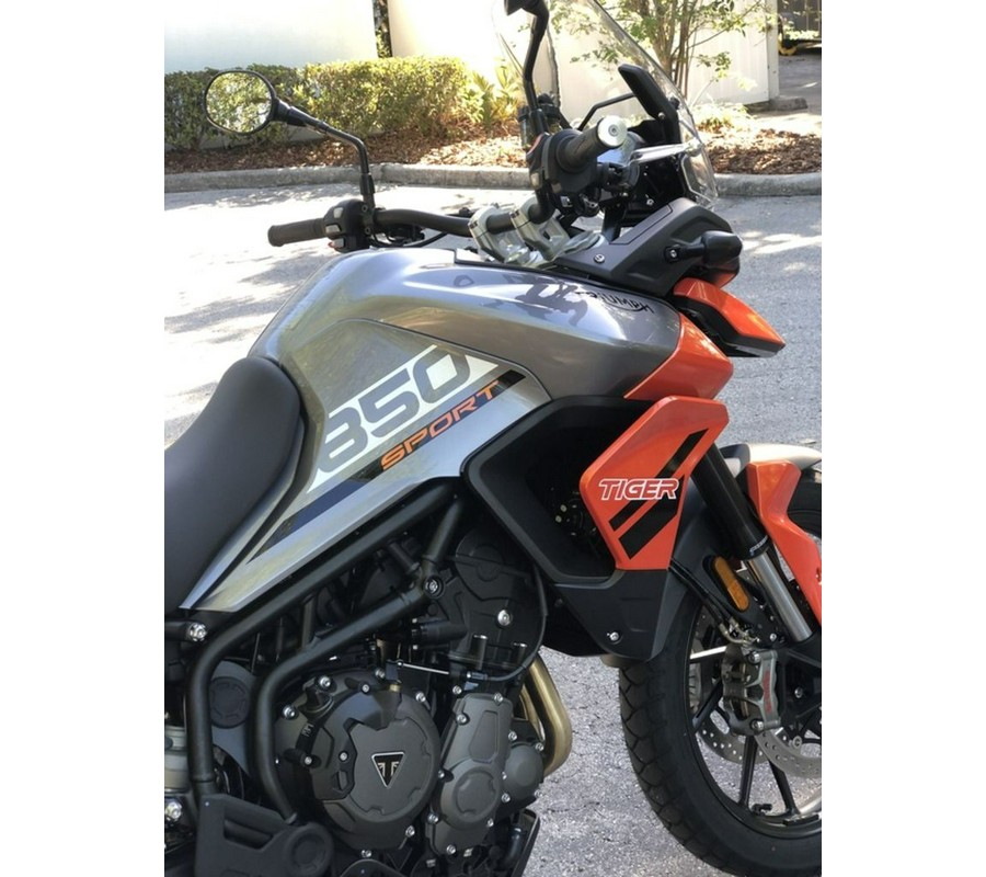 2023 Triumph Tiger 850 Sport Graphite/Baja Orange