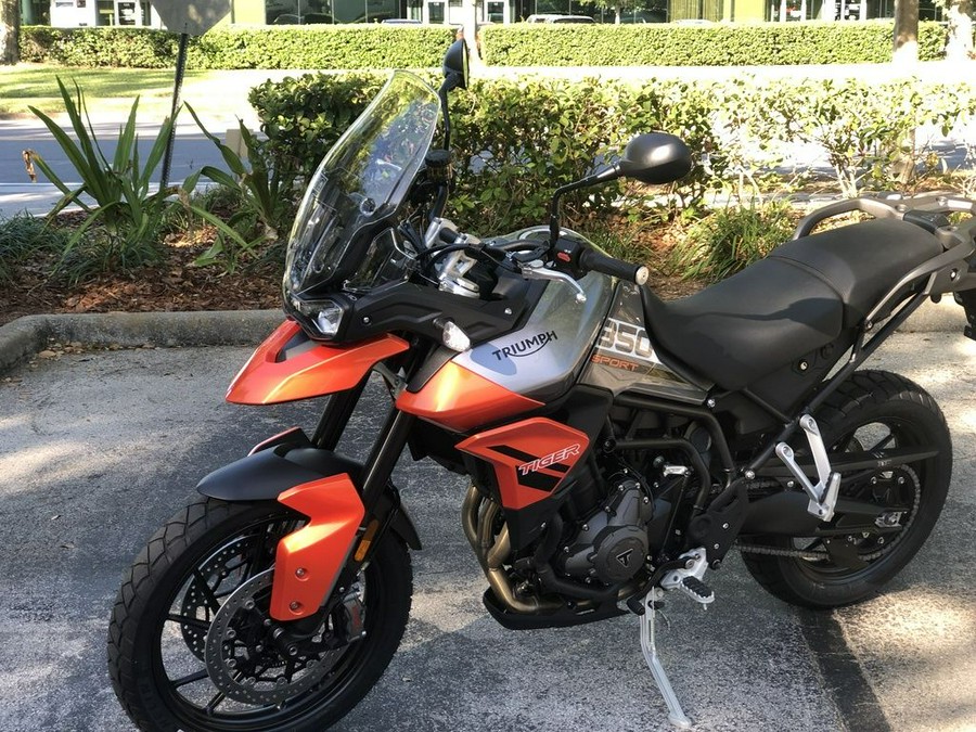 2023 Triumph Tiger 850 Sport Graphite/Baja Orange