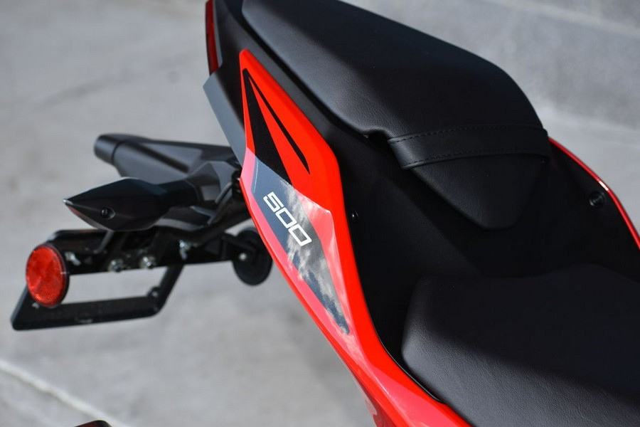 2024 Kawasaki Ninja® 500 ABS Passion Red/Metallic Flat Spark Black