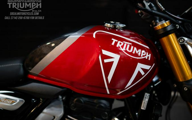 2026 Triumph Speed 400 Lava Red Gloss/Storm Grey
