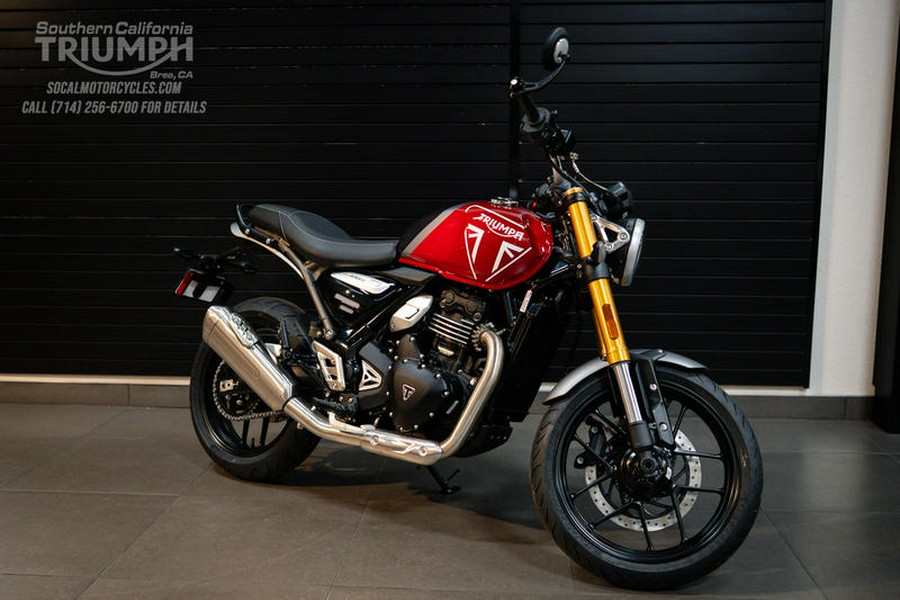 2026 Triumph Speed 400 Lava Red Gloss/Storm Grey