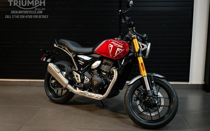 2026 Triumph Speed 400 Lava Red Gloss/Storm Grey