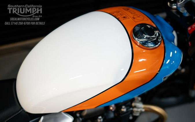 2026 Triumph Speed Twin 900 Pure White/Maui Blue/Tangerine Orange