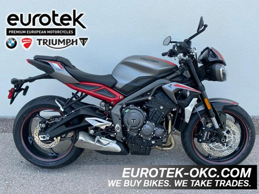 2020 Triumph Street Triple R Matte Silver Ice