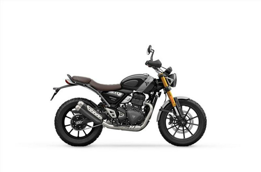 2024 Triumph Scrambler 400 X - Phantom Black / Silver Ice