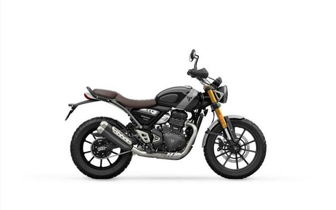 2024 Triumph Scrambler 400 X - Phantom Black / Silver Ice